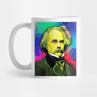 Nathaniel Hawthorne Colourful Portrait | Nathaniel Hawthorne Artwork 5 Mug